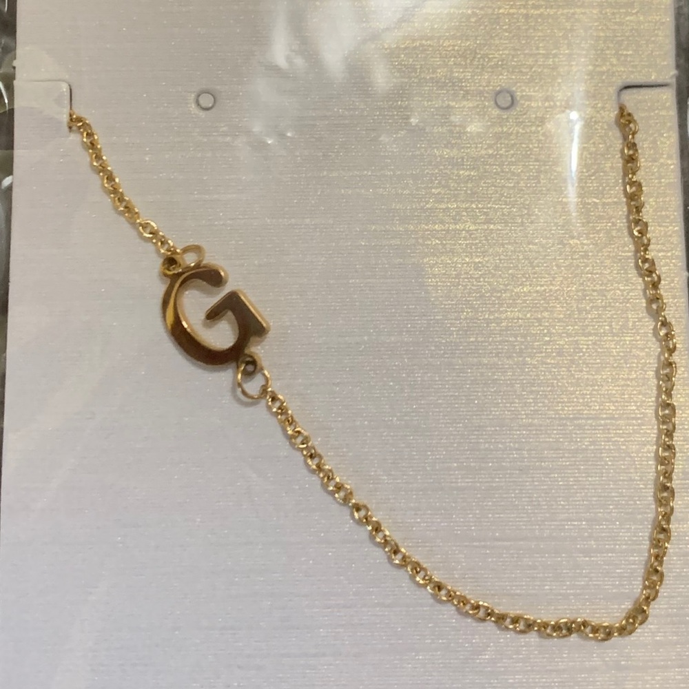 Letter G necklace